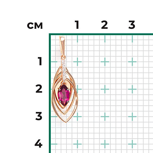 Anhänger mit Granat