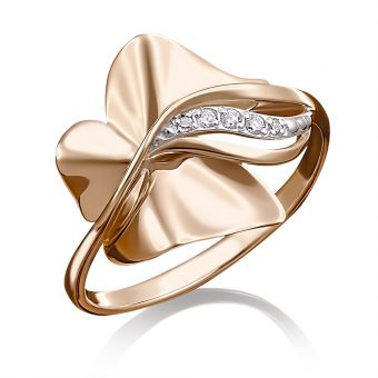 Women's ring with zirconia 