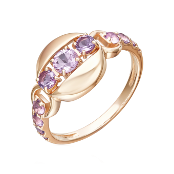 Damenring mit Amethyst 