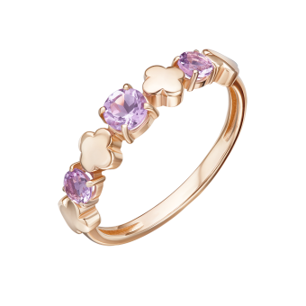 Damenring mit Amethyst 