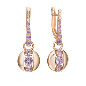 Ohrhänger mit Amethyst 