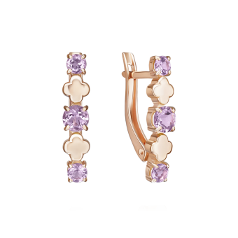 Ohrhänger mit Amethyst 