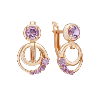 Ohrhänger mit Amethyst 