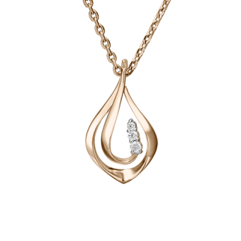 Pendant with zirconia 