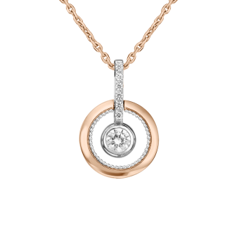 Pendant with zirconia 