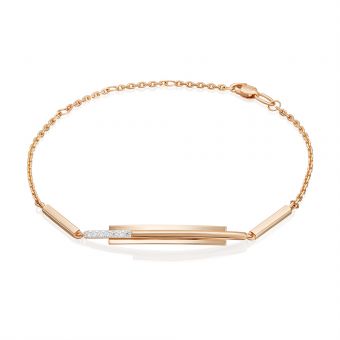 Bracelet with zirconia 
