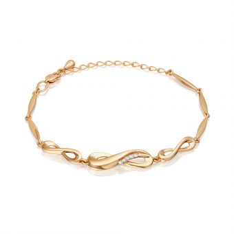 Bracelet - "Infinity" with zirconia 