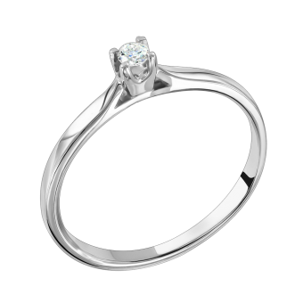 Women's ring with diamond 