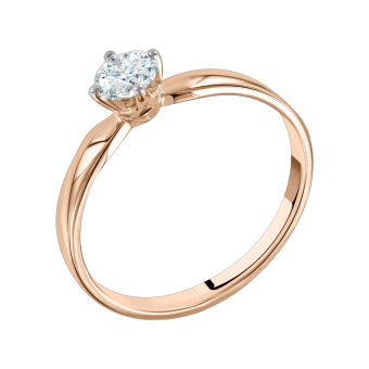 Women's ring with diamond 