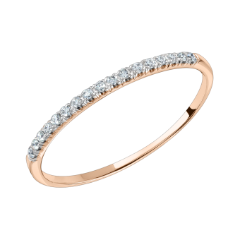 Women's ring with diamonds 