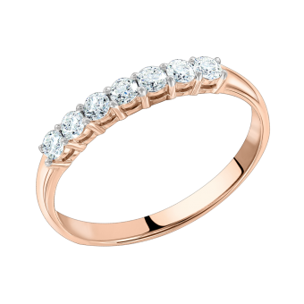 Women's ring with diamonds 