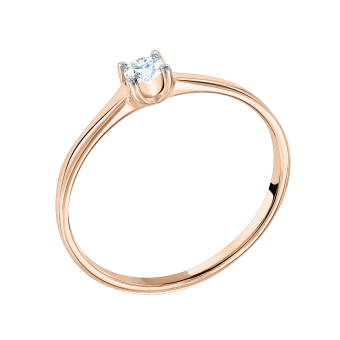 Women's ring with diamond 