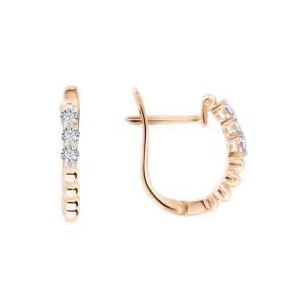 Earrings with diamonds 