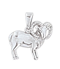 Pendant Zodiac sign Aries 