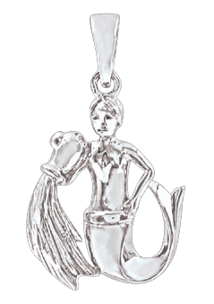 Pendant Zodiac sign Aquarius 