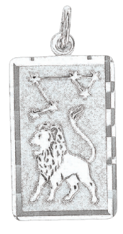 Pendant Zodiac sign Leo 