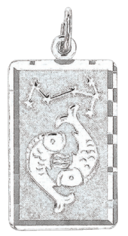 Pendant Zodiac sign Pisces 