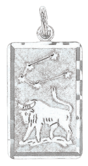 Pendant Zodiac sign Taurus 