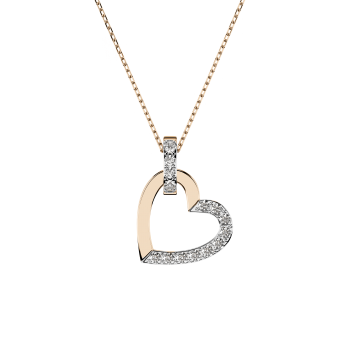 Necklace with a diamonds 
