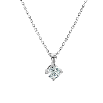 Necklace with a diamond 