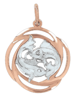 Pendant Zodiac sign Pisces 