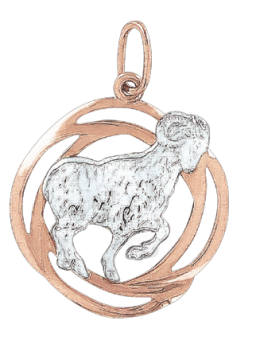 Pendant Zodiac sign Aries 