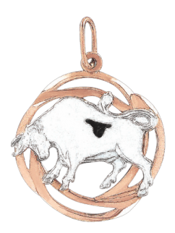 Pendant Zodiac sign Taurus 