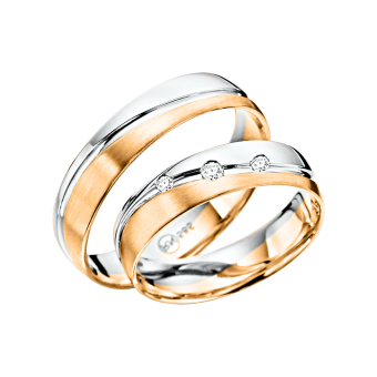 Wedding rings with diamonds 
