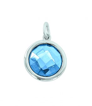 pendant with blue Crystal 