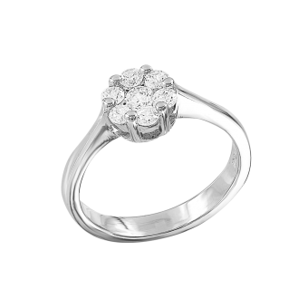 Ladies ring with zirconia 