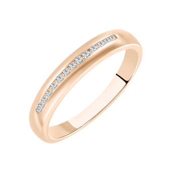 Women's ring with zirconia 