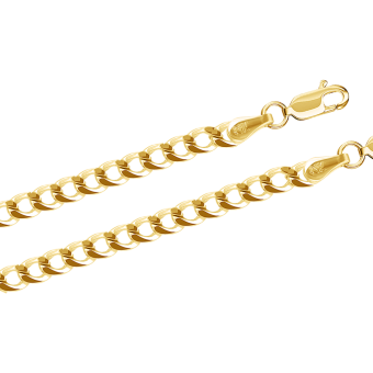 Gold chain and bracelet 