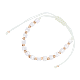 Armband mit Rotgold Kugeln 