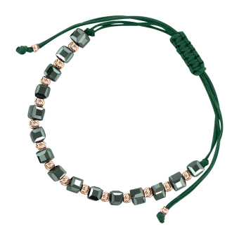 Armband mit Rotgold Kugeln 