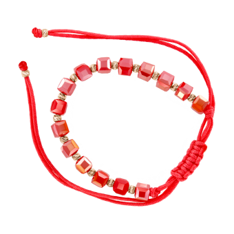 Armband mit Rotgold Kugeln 