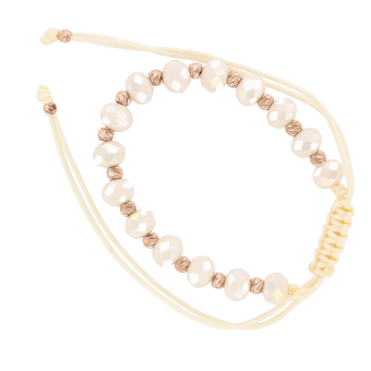 Armband mit Rotgold Kugeln 