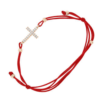 Armband "Kreuz" mit Zirkonia 