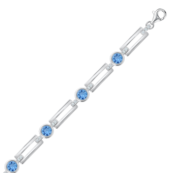 Bracelet with zirconia 