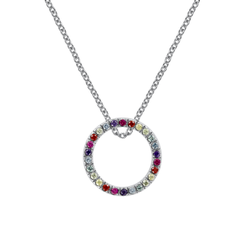 Necklace with zirconia 