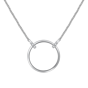 Necklace with zirconia 
