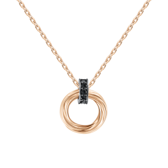 Necklace with zirconia 