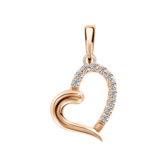 Pendant with zirconia 