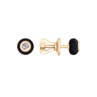 Ceramic earrings with brilliant 