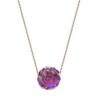 Necklace with amethyst 