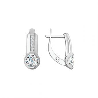 Ohrringe mit Zirkonia Swarovski 