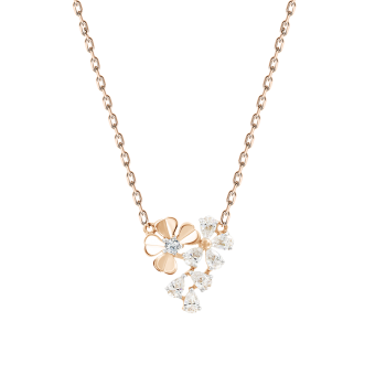 Necklace with zirconia Swarovski 