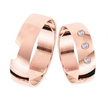 Обручальные кольца с бриллиантами 