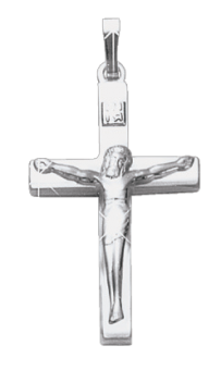 Pendant cross with engraving 