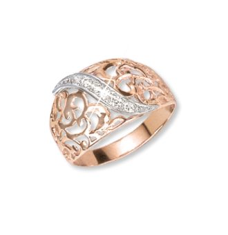 Ladies Ring with zirconia 