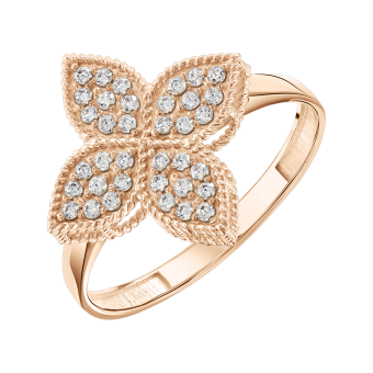 Women's ring with zirconia 